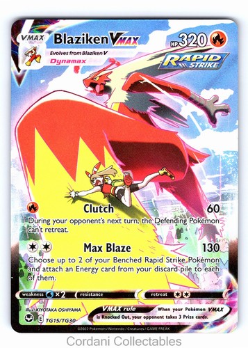 Blaziken vmax tg15 tg30 - tg15/tg30, silver