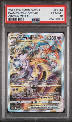 Crown zenith mewtwo vstar - crown,