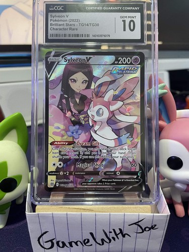 Cgc gem mint sylveon v - 10,