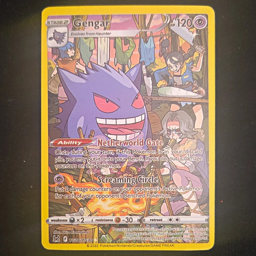 Pokemon gengar full art lost - gengar,