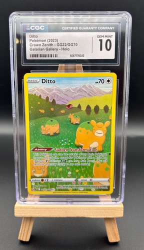 Pokemon ditto cgc - cgc, gem