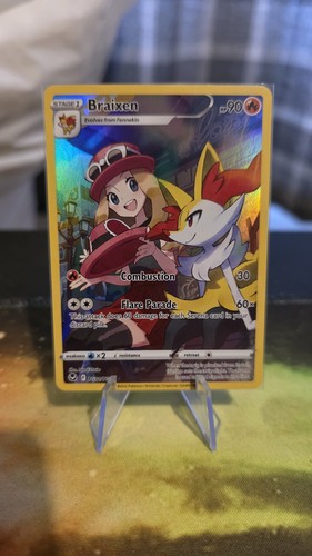 Braixen tg01 tg30 holo silver - braixen,