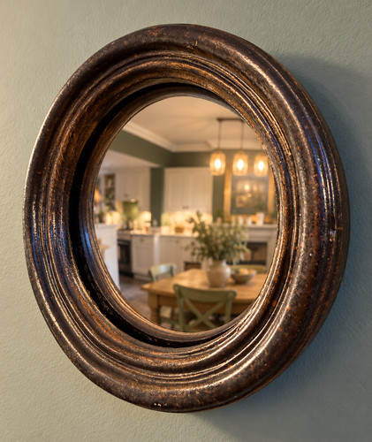 Miniature antiqued black thin - antiqued,