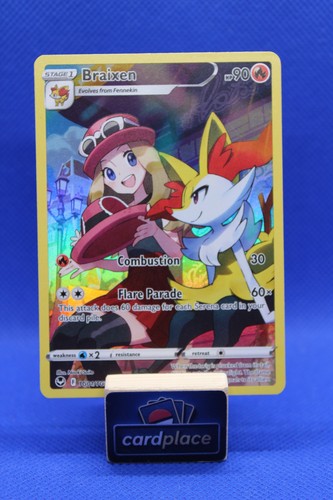 Braixen holo ultra - braixen, rare