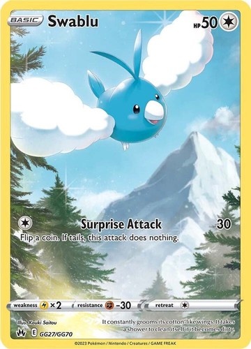 Pokemon gg27 gg70 swablu - -,