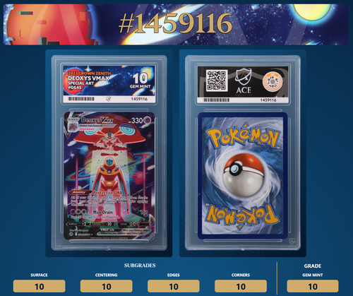 Pokemon deoxys vmax gg45 gg70 - vmax, gg45/gg70