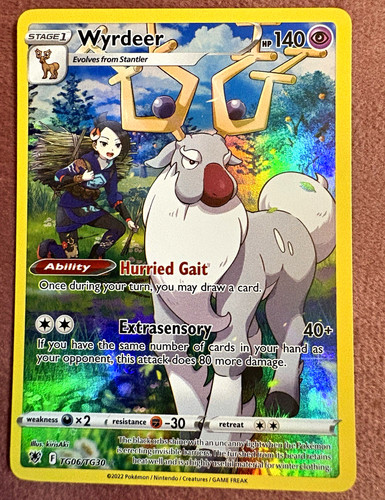 Pokémon tcg wyrdeer holo - wyrdeer,