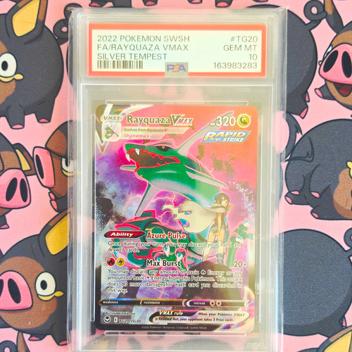 Rayquaza vmax tg20 tg30 silver - rayquaza,